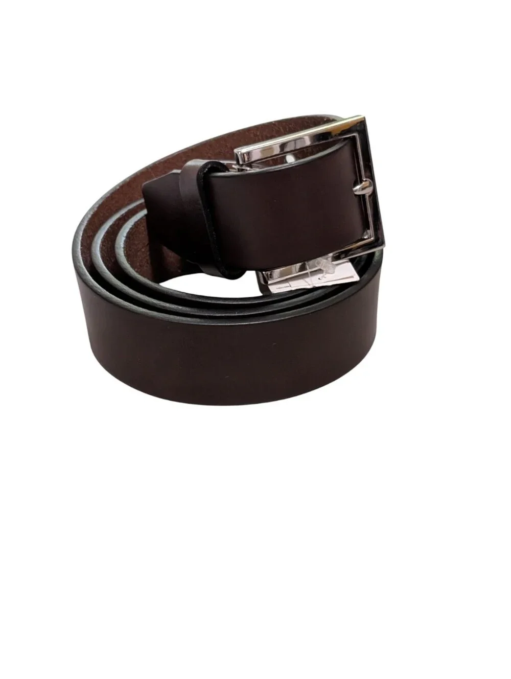NWT Banana Republic Brown cow Leather Belt Silver Buckle Men's size 40 classic